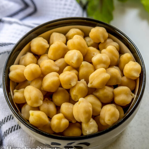 (No Soak!) Instant Pot Chickpeas or Garbanzo Beans Home Food Secrets