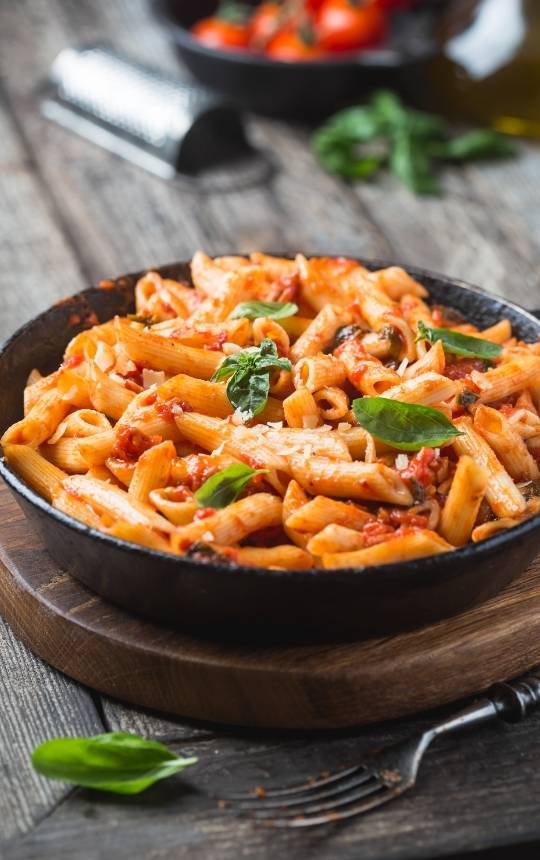 Penne Rosa Recipe [Noodles & Co. Copycat!] Magenta Streaks