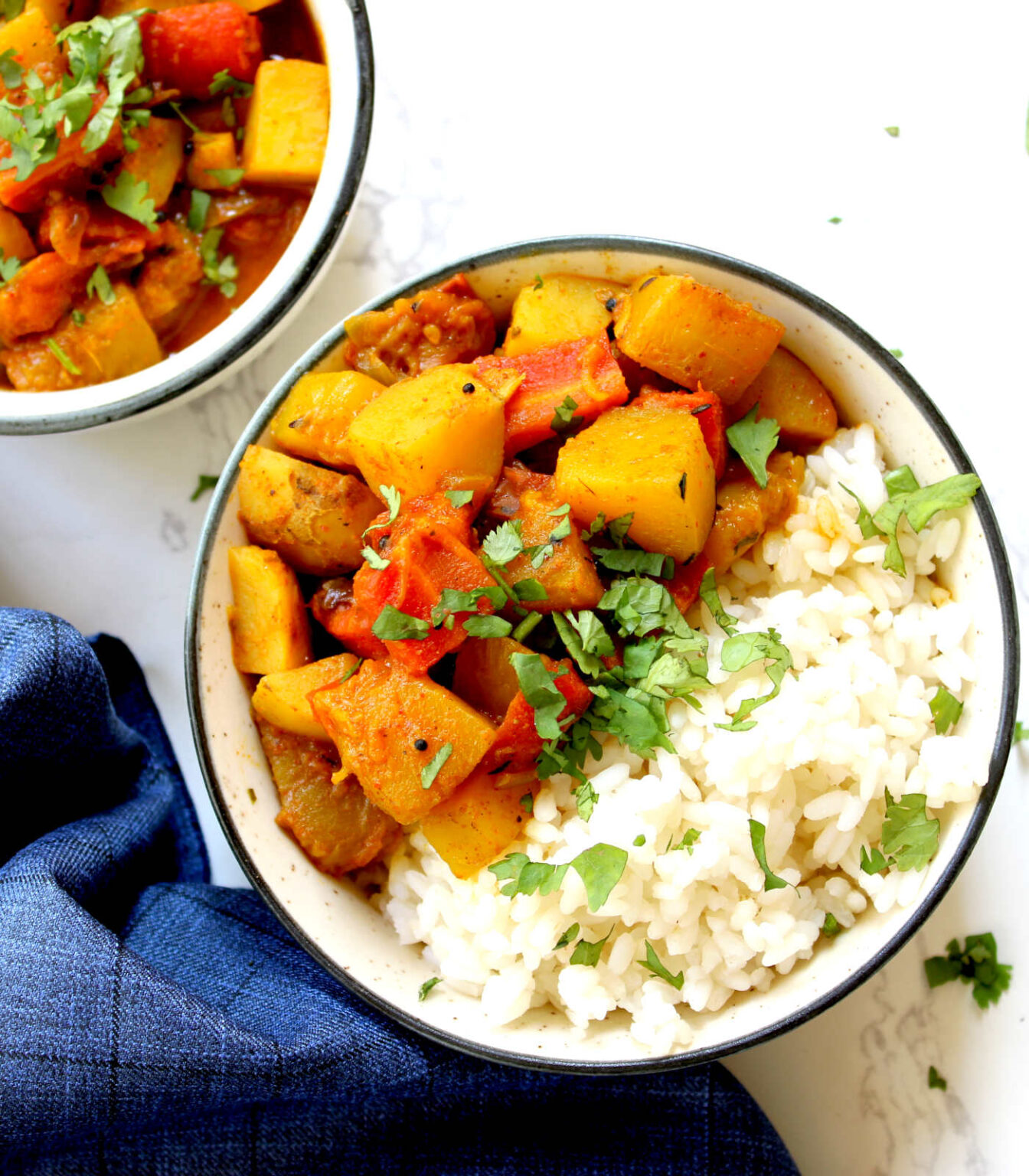 Instant Pot Chickpea Butternut Squash Coconut Curry (Vegan