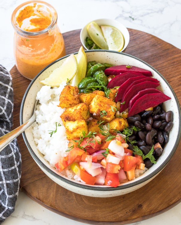 Crispy Baked Tofu Bowl-image